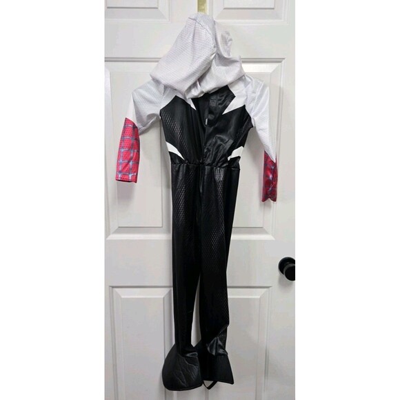 Girl's Marvel Spider-Gwen Spiderman Superhero Comic Costume 3/4 - Picture 2 of 3